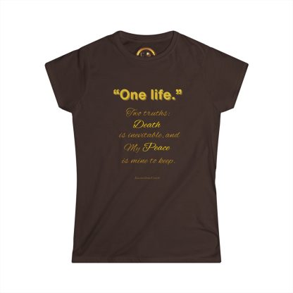 One Life Tee Chocolate | Seek More Collection | EI Fashion