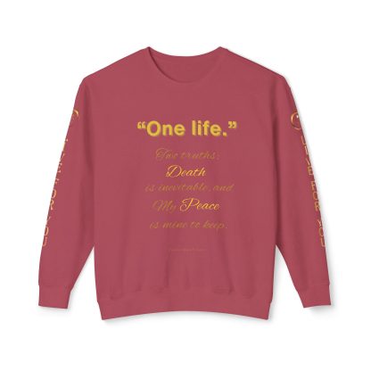 One Life Sweatshirt Crimson | The Grounded Edition | EI Apparel