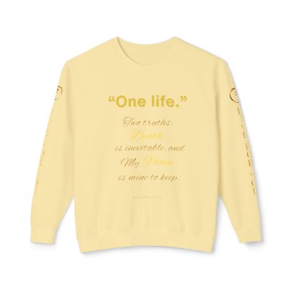 One Life Sweatshirt Butter | The Radiant Edition | EI Apparel