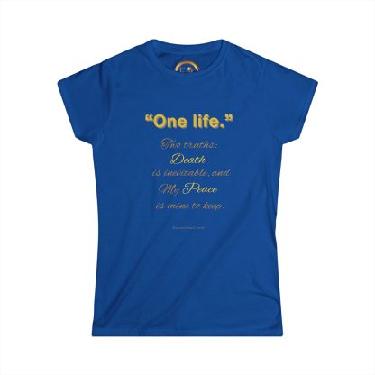 One Life Tee Royal | Seek More Collection | EI Fashion