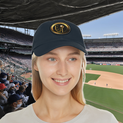 Navy EI Logo Hat | Classic Navy Style | EI Sports - Image 12