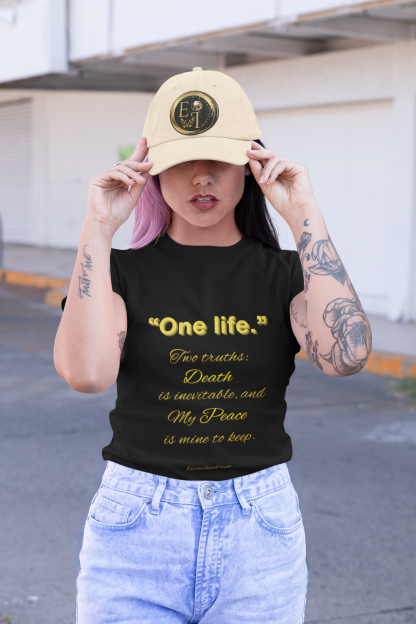 One Life Tee Black | Seek More Collection | EI Fashion - Image 5