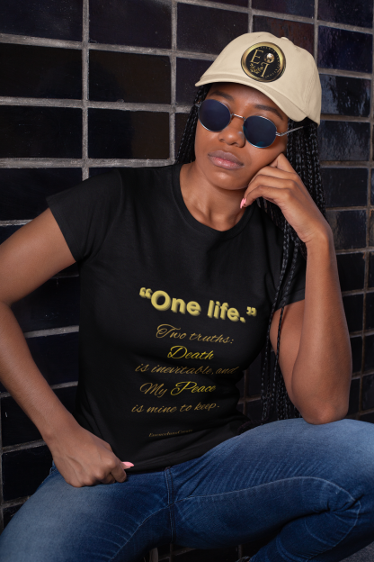 One Life Tee Black | Seek More Collection | EI Fashion - Image 9