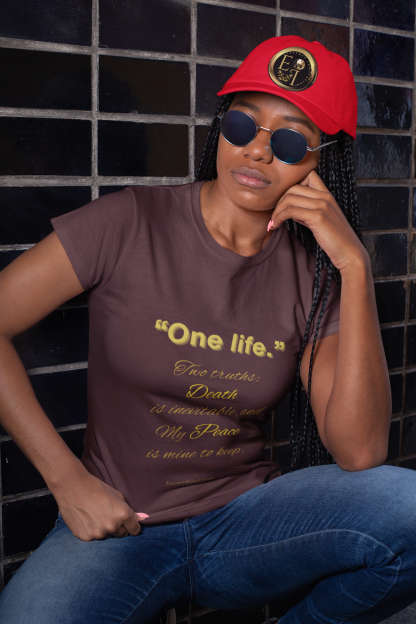 One Life Tee Chocolate | Seek More Collection | EI Fashion - Image 5