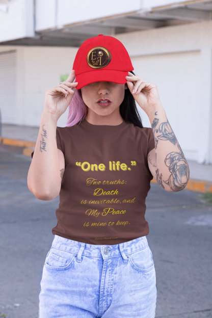 One Life Tee Chocolate | Seek More Collection | EI Fashion - Image 7