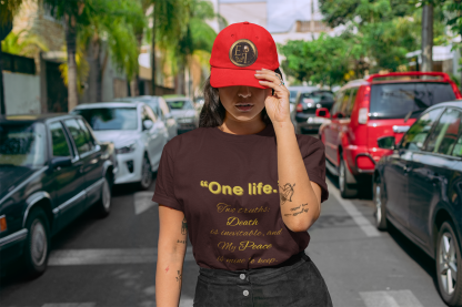 One Life Tee Chocolate