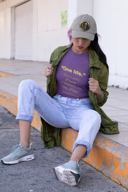 One Life Tee Purple | Seek More Collection | EI Fashion - Image 10