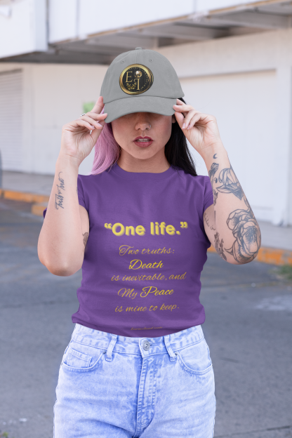 One Life Tee Purple | Seek More Collection | EI Fashion - Image 11