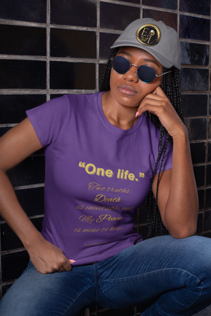 One Life Tee Purple