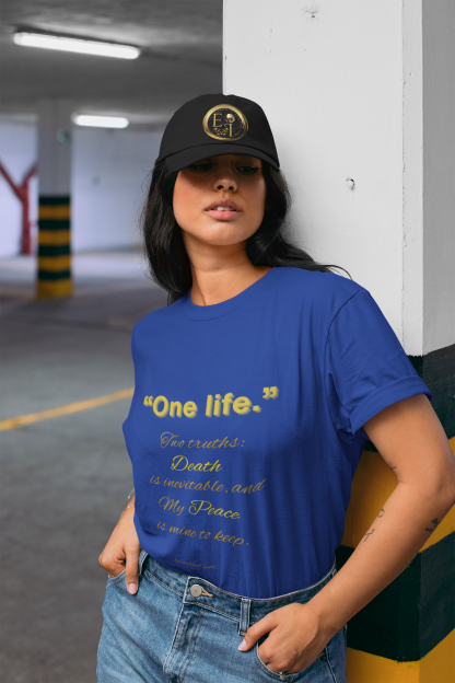 One Life Tee Royal | Seek More Collection | EI Fashion - Image 9