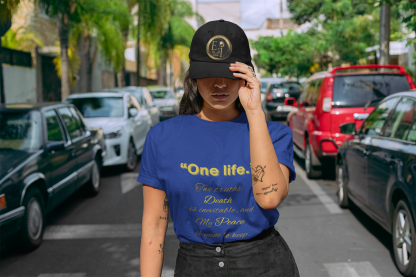 One Life Tee Royal | Seek More Collection | EI Fashion - Image 10