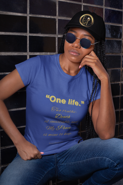 One Life Tee Royal | Seek More Collection | EI Fashion - Image 5