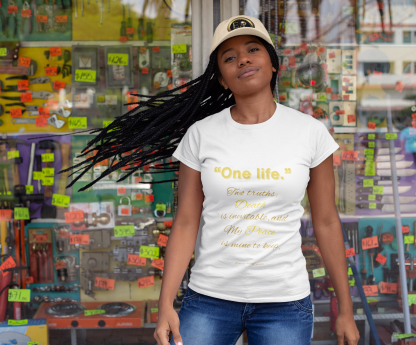 One Life Tee White | Seek More Collection | EI Fashion - Image 8