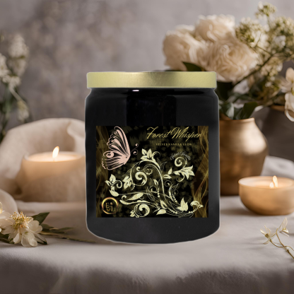 Forest Whisper Candle | Velvet Vanilla Glow | Luxe Ceramic - Image 11