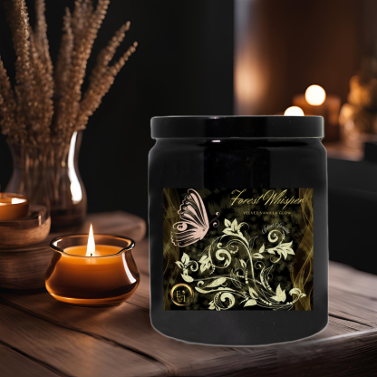 Forest Whisper Candle | Velvet Vanilla Glow | Luxe Ceramic - Image 12