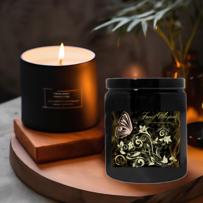 Forest Whisper Candle | Velvet Vanilla Glow | Luxe Ceramic - Image 6