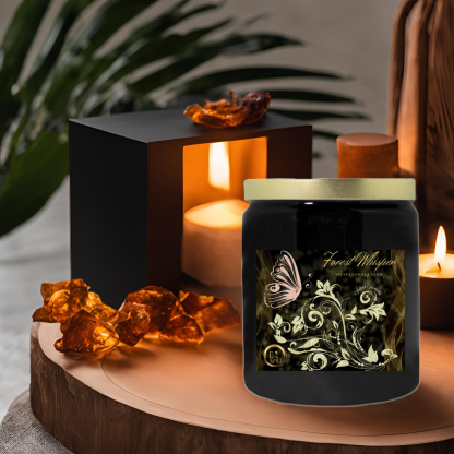 Forest Whisper Candle | Velvet Vanilla Glow | Luxe Ceramic - Image 7