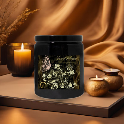 Forest Whisper Candle | Velvet Vanilla Glow | Luxe Ceramic - Image 8