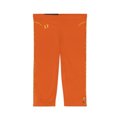 Seek More CL XI | Capri Leggings | EI Sports | Orange