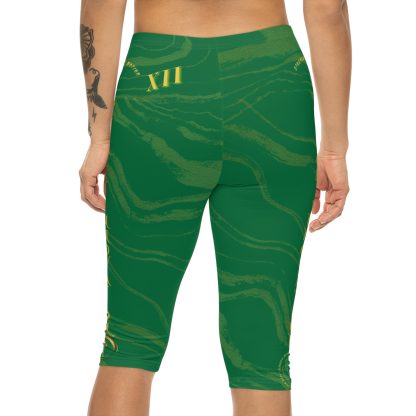 Seek More CLS XII | Capri Leggings | EI Sports | Dark Green - Image 4