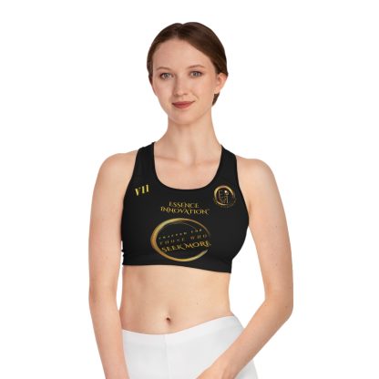 Seek More SB VII | EI Sports Bra | Black - Image 3