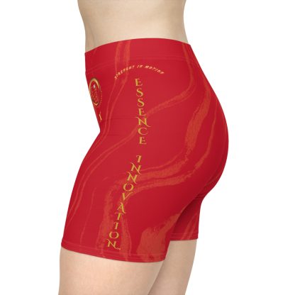 Seek More BSS X | EI Sports Biker Shorts | Dark Red - Image 6