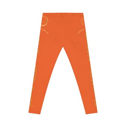 Seek More Premium XI | EI Sports Leggings | Orange - Image 2