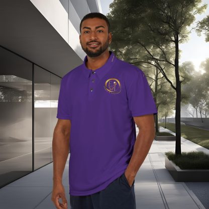 Seek More Elevation XVI | Unisex Performance Polo Purple - Image 2