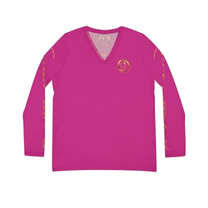 Seek More Performance XVIII | EI Sports LS V-Neck | Pink