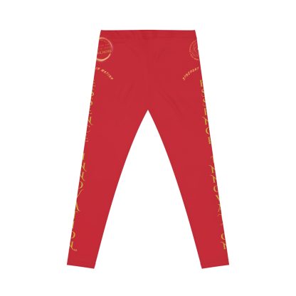 Seek More Premium X | EI Sports Leggings | Dark Red - Image 2