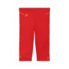 Seek More CL IX | Capri Leggings | EI Sports | Red - Image 2