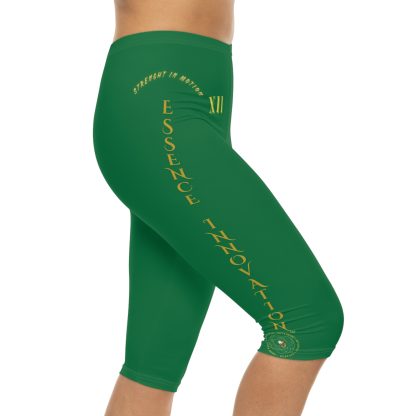 Seek More CL XII | Capri Leggings | EI Sports | Dark Green - Image 5