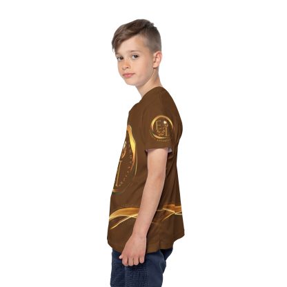 Essence Elite Youth LIV | Elite Sports Jersey | Boys Brown - Image 5