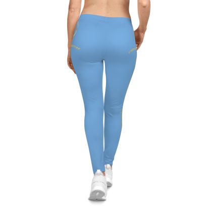 Seek More Premium XIV | EI Sports Leggings | Light Blue - Image 4