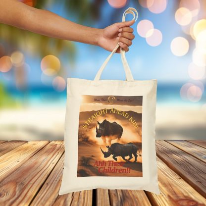 Wildlife Canvas Tote | Straight Ahead Kid | Cotton Tote Bag - Image 6