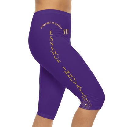 Seek More CL XVI | Capri Leggings | EI Sports | Purple - Image 5