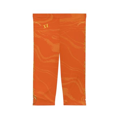 Seek More CLS XI | Capri Leggings | EI Sports | Orange - Image 2