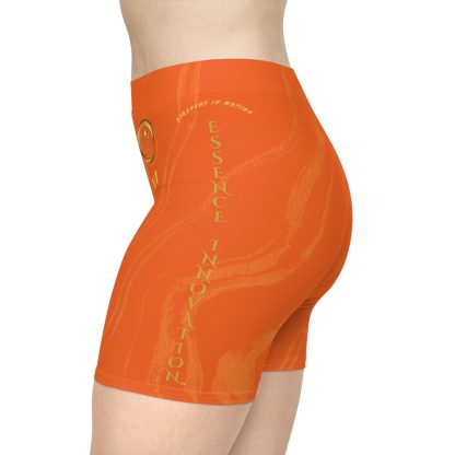 Seek More BSS XI | EI Sports Biker Shorts | Orange - Image 6