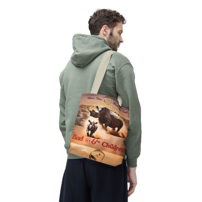 Humorous Rhino Tote Bag | Get Home Now Rhino Bag | AOP Tote - Image 30