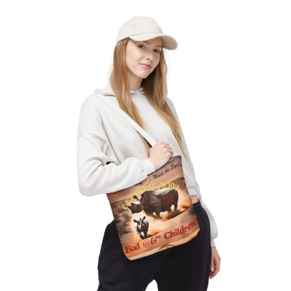 Humorous Rhino Tote Bag | Get Home Now Rhino Bag | AOP Tote - Image 21