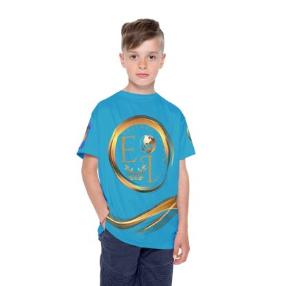 Essence Elite Youth LIX | Elite Sports Jersey | Boys Turquoise - Image 3