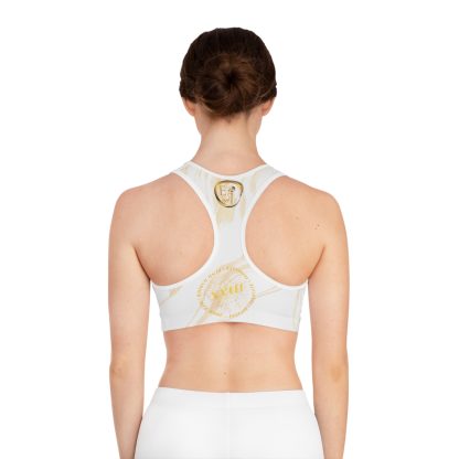 Seek More SBS VI | EI Sports Bra Stripped | White - Image 4