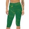 Seek More CLS XII | Capri Leggings | EI Sports | Dark Green - Image 3