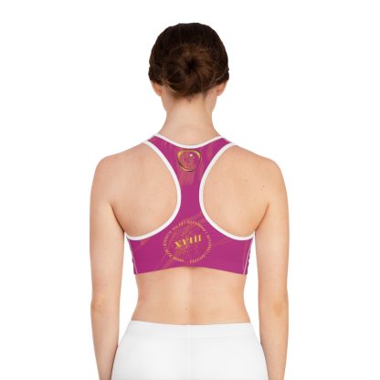 Seek More SBS XVIII | EI Sports Bra Stripped | Pink - Image 4