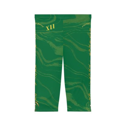 Seek More CLS XII | Capri Leggings | EI Sports | Dark Green - Image 2