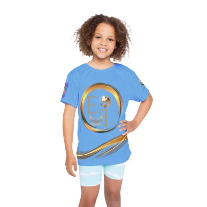 Essence Elite Youth XLV | Elite Sports Jersey | Girls Light Blue - Image 3