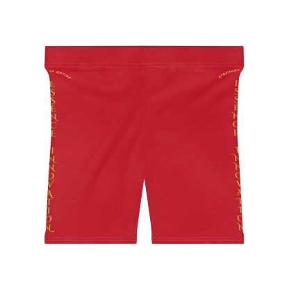 Seek More BS X | EI Sports Biker Shorts | Dark Red - Image 2