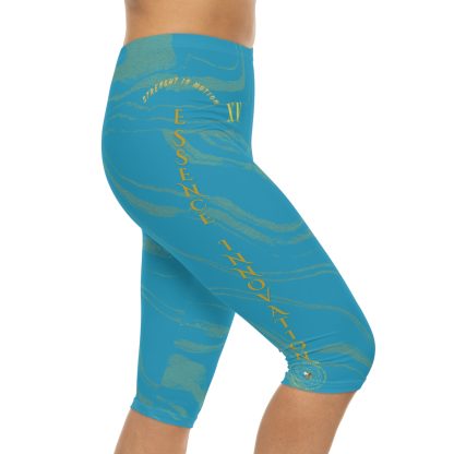 Seek More CLS XV | Capri Leggings | EI Sports | Turquoise - Image 5