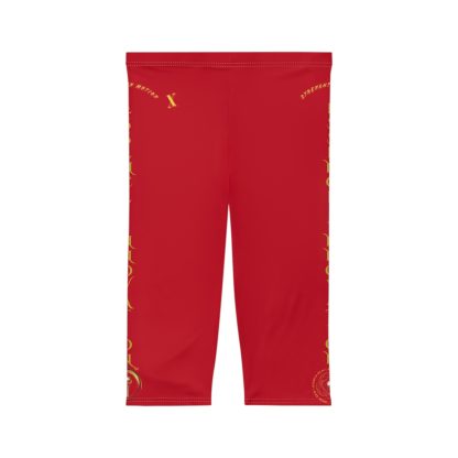 Seek More CL X | Capri Leggings | EI Sports | Dark Red - Image 2