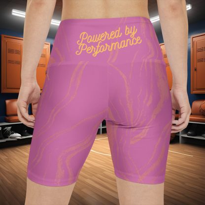 Seek More WSS XVII | EI Sports Workout Shorts Striped | Lte Pink - Image 4